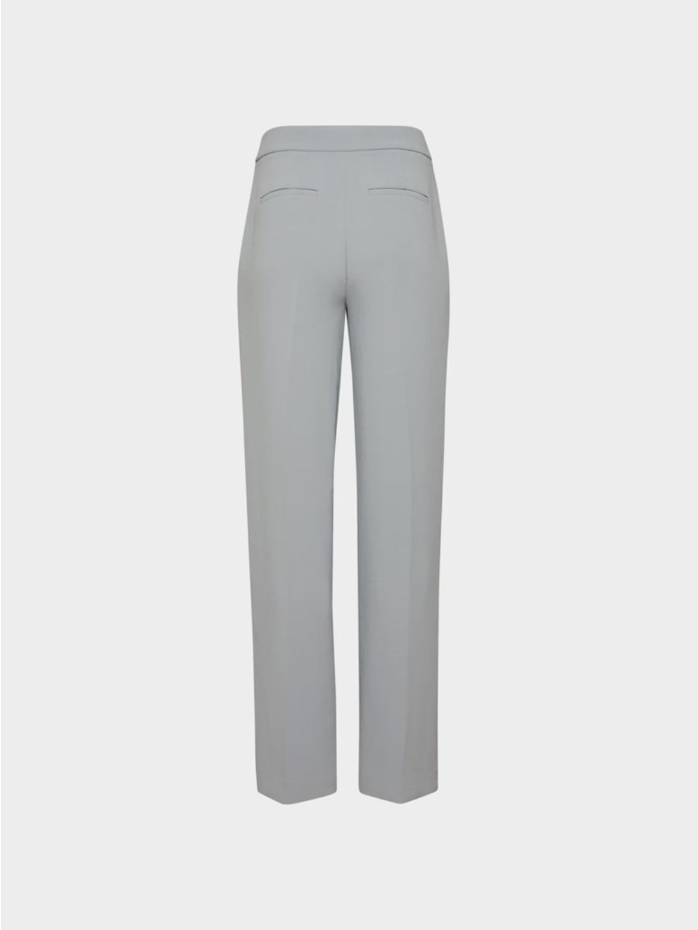 Aritzia Light Gray High-Rise Straight Leg Trousers - Picture 2 of 5